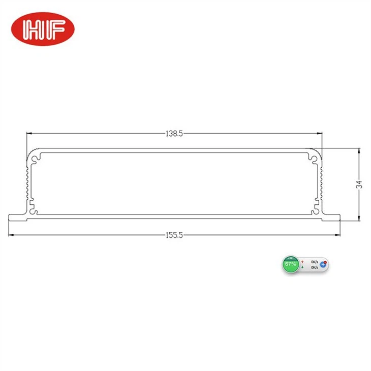Aluminum Enclosure Junction Box For PCB Electronic Device
