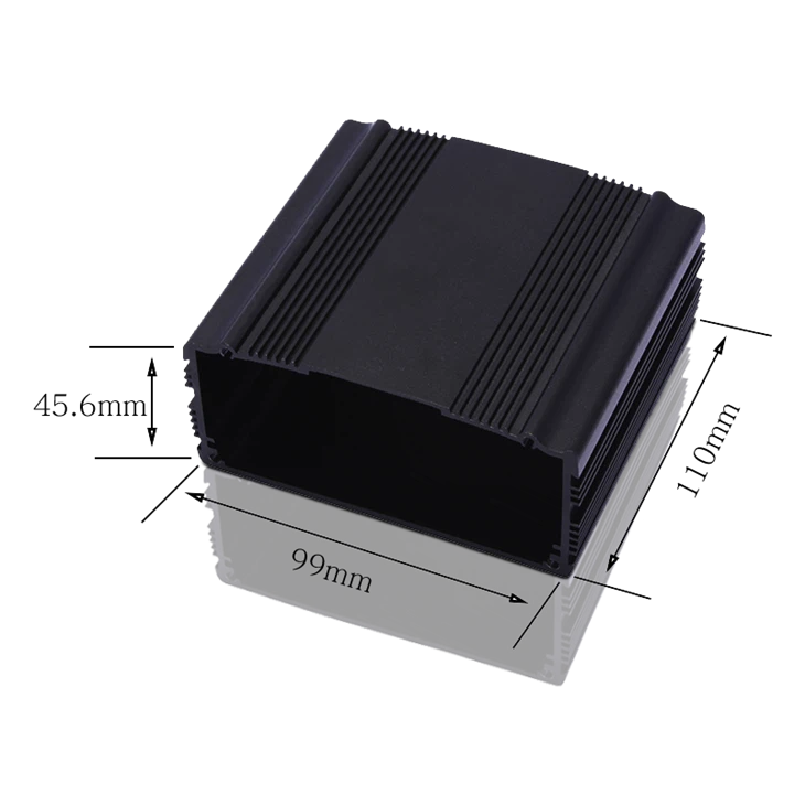 Sähköinen PCB-moduulikotelo anodisoitua alumiinia suulakepuristettu kotelo